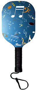 Musical Notes Wooden Pickleball Paddle