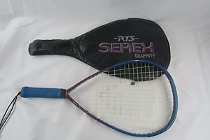 Ektelon Flared Racquetball RTX Serex Graphite Frame Racket Vtg Head Mens Racquet