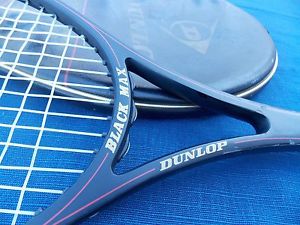 Vintage Dunlop Black Max (Graphite/Fiberglass) Adult Tennis Racquet