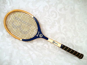Vtg 1960's BANCROFT The Federation Cup Ash-Maple Laminated Wooden Tennis Racket