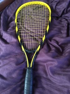 Speedminton Racket S100 Badminton Yellow Black Lite Aluminum