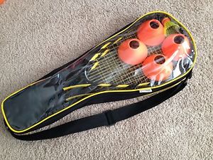 Speedminton S600 Badminton Set yellow and black
