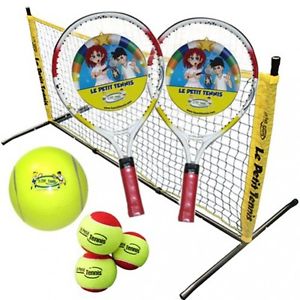Le Petit Tennis - "Tennis in a Box" 5 pcs Mini-Tennis Kit (17" Racquets, 5 foot