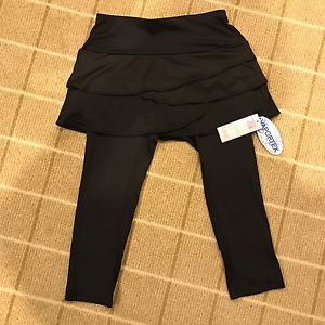 New With Tags | Lucky in Love Women's Scallop Skirt Capri Black