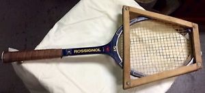 Vintage Junior Rossignol Strato 4L Tennis Racquet With Wood Protection