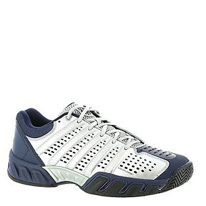 K-Swiss Mens Bigshot Light 2.5 Tennis Shoe Silver/Navy/Black 9 DM US