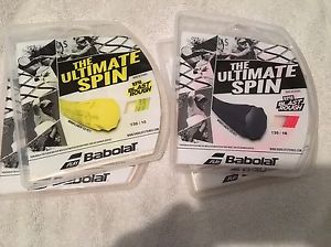 (4) Babolat RPM Blast Rough 16 String Set 2 Yellow + 2 Red