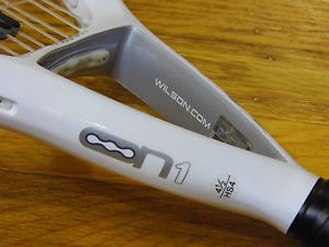 Wilson nCode n1 OS 115 Tennis Racquet 27.9" 4 1/2 NEW STRINGS Racket L4 #4