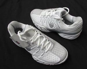 K SWISS womens BIGSHOT II white gull gray tennis shoes 93025131 NEW