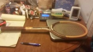 Vtg Bancroft Bjorn Borg Personal American Ash Wood Tennis Racquet Registered USA