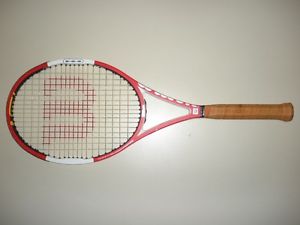 WILSON nCODE SIX.ONE TOUR 90  TENNIS RACQUET 4 1/2 (NEW STRINGS)
