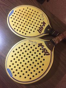 2 Marcraft USA OS-A Paddleball Tennis Platform Racquets