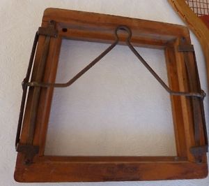 Vintage Spenser Flower AJ Spalding Tennis Racket Press Frame 1931