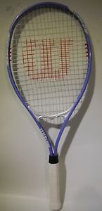 Wilson Triumph V-Matrix Tennis Racquet Purple and Pink L3 4 1/4