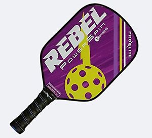 Pro-Lite Rebel PowerSpin Composite Pickleball Paddle Prince Purple / Blondie