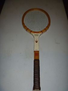 4 3/8 Wilson Jack Kramer AUTOGRAPH Vintage Wood Tennis Racket NICE