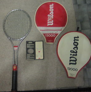 wilson T3000 TENNIS COMES WITH RARE DOUBLE FOLD CARD SOLD W RACQUET SEE PHOTOS