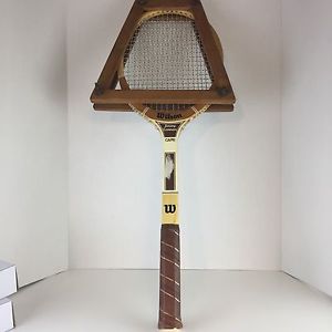 Vintage Tennis Racquet, Jimmy Connors Capri, Wilson Wood Old Vintage Tennis