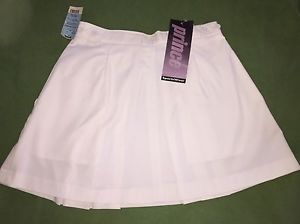 NWT VINTAGE PRINCE SPORTWSEAR WHITE PLEATED TENNIS SKIRT 4