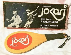 Jokari Champ Model PADDLE Replacement Part Wood Vintage 70's Racquetball Game
