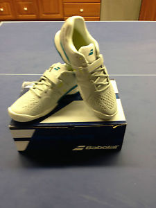 NEW Mens Babolat Propulse BPM All Court Grey/Blue Size 11.5 M Tennis Shoes