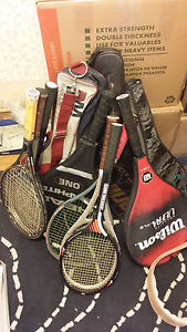 13 Tennis Racquet Lot