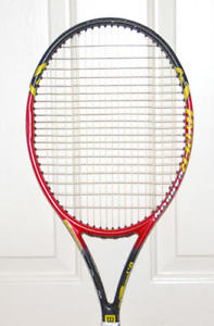 Wilson Hyper Pro Staff 6.1 Tour midplus 95sq 18x20 tennis racket 4 1/2