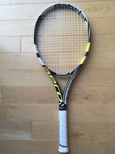 Babolat AeroPro Lite with 4 1/4 grip w Wilson Natural Gut and NXT. AsNew