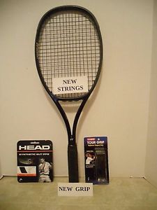 Yonex RQ-260 Widebody Mid 92 Tennis Racquet 4 1/2 - NEW STRINGS/GRIP