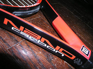 Wilson Nano Carbon ACE Tennis Racket Racquet  110 sq in  4 1/2 Grip Even Balance