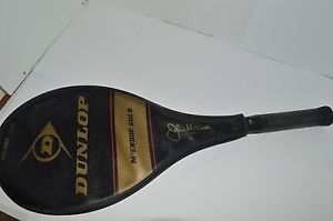 Vintage Dunlap John McEnroe Gold Tennis Racquet sports equipment collectible