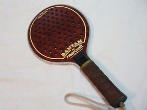 Marcraft Bantam Wood Paddle APTA Approved racquet Metal rim paddleball tennis