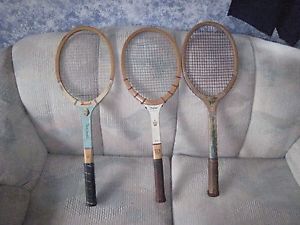 Vintage Tennis Racquets (3) Wilson Phoenix & Jack Kramer, Bancroft Wendy Overton