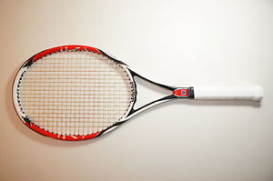 WILSON K SIX ONE TEAM 95 TENNIS RACKET 4 3/8 USL3 EU3 karophite factor 6.1
