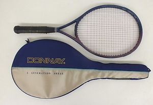 Vintage Donnay WST Cobalt 0.5 Tennis Racquet w/4 3/8" Grip & Case Fast Shipping