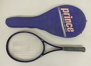 Vintage Prince Power Pro Mid Plus Tennis Racquet w/4 1/2" Grip & Case EXCELLENT