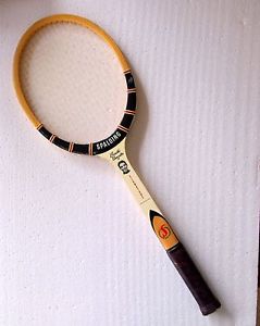 Vintage Spalding Pancho Gonzales Signature Wooden Tennis Racket