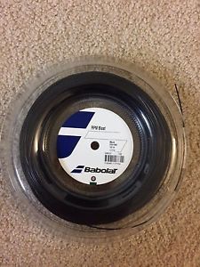 Babolat RPM Blast 16g/130mm, 660ft/200m, Tennis String Reel Black