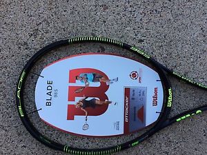 (2)Wilson Blade 98S 2015 model 18X16 Tennis Racquets 4 5/8 free shipping