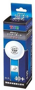 TSP 40 + CELL FREE 3er Pack Bolas tenis de mesa Baile