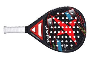 Drop Shot Conqueror 5.0 Padel and Pop Tennis Paddle Racquet (2017)