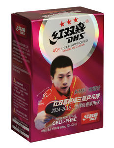 DHS acelulares de bola 6 Mesa pimpón plástico tenis Baile