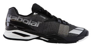 BABOLAT JET AC Men's Tennis Shoes Sneakers - Black/White - Authorized Dealer