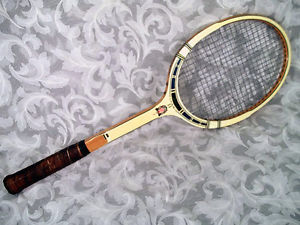 Vintage TAD DAVIS CKASSUC II Wooden Tennis Racket Made in USA 4 1/4"