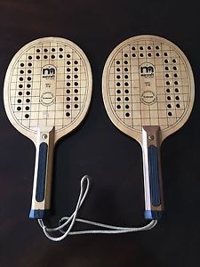 Vintage Marcraft USA Model PT-60 Paddleball Racquet - Lot of 2