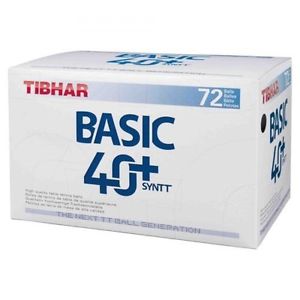 TIBHAR Basic SYNTT 72er-Pack Bolas tenis de mesa Baile