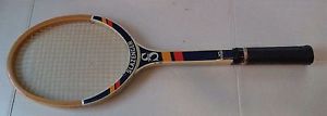 VINTAGE SLAZENGER WOOD BLUE KNIGHT TENNIS RACQUET MADE IN ENGLAND FREE SHIP