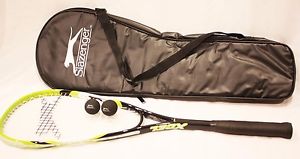 Squash Racquet Slazenger XCEL Aluminum Composite w/ Case Balls Racket Pre-owned