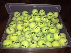 30 Used club Tennis Balls *used once for tournament play* FREE SHIPPING!