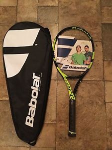 BABOLAT PURE AERO (10.6 oz) WITH COVER 4 3/8 grip **NEW**
